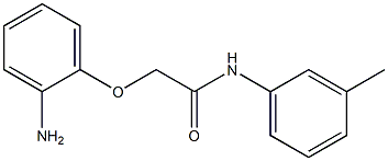 2-(2-aminophenoxy)-N-(3-methylphenyl)acetamide Struktur