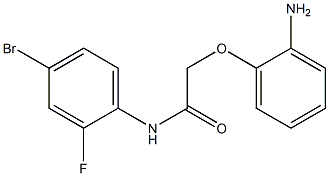 2-(2-aminophenoxy)-N-(4-bromo-2-fluorophenyl)acetamide 结构式