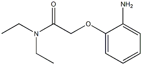 2-(2-aminophenoxy)-N,N-diethylacetamide Structure