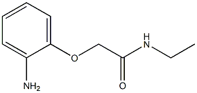 2-(2-aminophenoxy)-N-ethylacetamide Structure