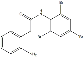 2-(2-aminophenyl)-N-(2,4,6-tribromophenyl)acetamide Structure