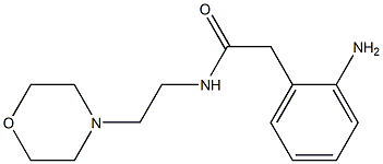 2-(2-aminophenyl)-N-(2-morpholin-4-ylethyl)acetamide