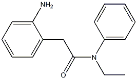 2-(2-aminophenyl)-N-ethyl-N-phenylacetamide 结构式