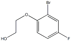 2-(2-bromo-4-fluorophenoxy)ethan-1-ol Struktur