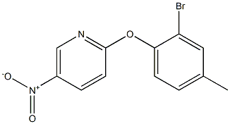 2-(2-bromo-4-methylphenoxy)-5-nitropyridine