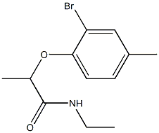 2-(2-bromo-4-methylphenoxy)-N-ethylpropanamide