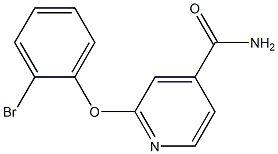 2-(2-bromophenoxy)isonicotinamide Structure