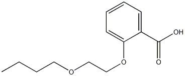 2-(2-butoxyethoxy)benzoic acid 结构式