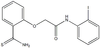 2-(2-carbamothioylphenoxy)-N-(2-iodophenyl)acetamide