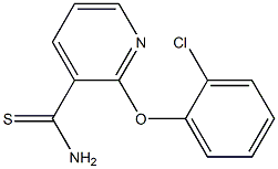 2-(2-chlorophenoxy)pyridine-3-carbothioamide