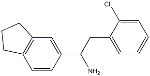 2-(2-chlorophenyl)-1-(2,3-dihydro-1H-inden-5-yl)ethan-1-amine