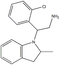  2-(2-chlorophenyl)-2-(2-methyl-2,3-dihydro-1H-indol-1-yl)ethan-1-amine