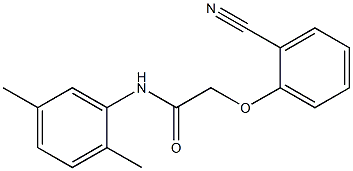 2-(2-cyanophenoxy)-N-(2,5-dimethylphenyl)acetamide|