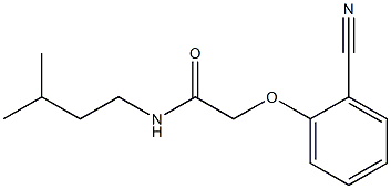 2-(2-cyanophenoxy)-N-(3-methylbutyl)acetamide