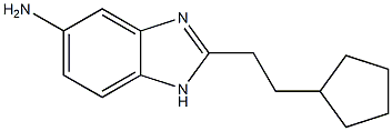 2-(2-cyclopentylethyl)-1H-1,3-benzodiazol-5-amine