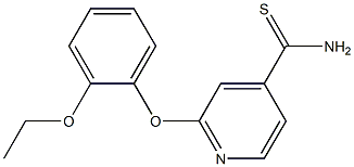 2-(2-ethoxyphenoxy)pyridine-4-carbothioamide 结构式