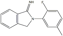 2-(2-fluoro-5-methylphenyl)-2,3-dihydro-1H-isoindol-1-imine|