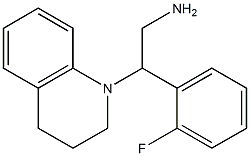 2-(2-fluorophenyl)-2-(1,2,3,4-tetrahydroquinolin-1-yl)ethan-1-amine