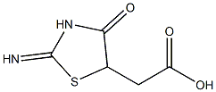 2-(2-imino-4-oxo-1,3-thiazolidin-5-yl)acetic acid|