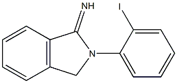 2-(2-iodophenyl)-2,3-dihydro-1H-isoindol-1-imine Structure