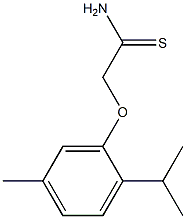 2-(2-isopropyl-5-methylphenoxy)ethanethioamide,,结构式