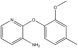 2-(2-methoxy-4-methylphenoxy)pyridin-3-amine Struktur