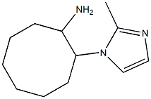 2-(2-methyl-1H-imidazol-1-yl)cyclooctanamine Structure