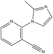 2-(2-methyl-1H-imidazol-1-yl)nicotinonitrile 结构式