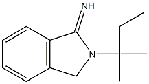 2-(2-methylbutan-2-yl)-2,3-dihydro-1H-isoindol-1-imine 化学構造式