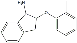 2-(2-methylphenoxy)-2,3-dihydro-1H-inden-1-ylamine