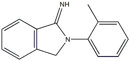 2-(2-methylphenyl)-2,3-dihydro-1H-isoindol-1-imine 结构式