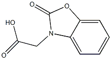 2-(2-oxo-2,3-dihydro-1,3-benzoxazol-3-yl)acetic acid 化学構造式