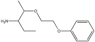 2-(2-phenoxyethoxy)pentan-3-amine Struktur