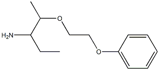 2-(2-phenoxyethoxy)pentan-3-amine Structure