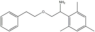 2-(2-phenylethoxy)-1-(2,4,6-trimethylphenyl)ethan-1-amine 结构式