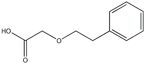 2-(2-phenylethoxy)acetic acid Structure