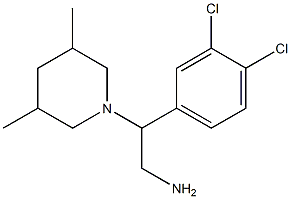 2-(3,4-dichlorophenyl)-2-(3,5-dimethylpiperidin-1-yl)ethan-1-amine