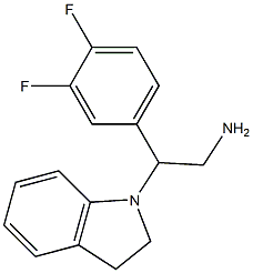 2-(3,4-difluorophenyl)-2-(2,3-dihydro-1H-indol-1-yl)ethanamine