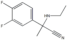  2-(3,4-difluorophenyl)-2-(ethylamino)propanenitrile