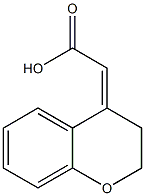 2-(3,4-dihydro-2H-1-benzopyran-4-ylidene)acetic acid