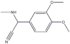 2-(3,4-dimethoxyphenyl)-2-(methylamino)acetonitrile