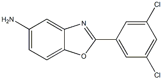 2-(3,5-dichlorophenyl)-1,3-benzoxazol-5-amine 化学構造式