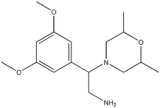 2-(3,5-dimethoxyphenyl)-2-(2,6-dimethylmorpholin-4-yl)ethan-1-amine