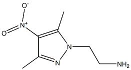 2-(3,5-dimethyl-4-nitro-1H-pyrazol-1-yl)ethan-1-amine 结构式