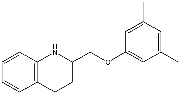 2-(3,5-dimethylphenoxymethyl)-1,2,3,4-tetrahydroquinoline Structure