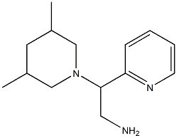 2-(3,5-dimethylpiperidin-1-yl)-2-(pyridin-2-yl)ethan-1-amine|