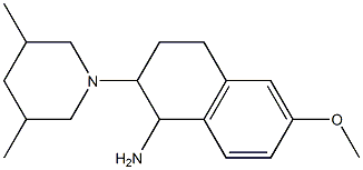 2-(3,5-dimethylpiperidin-1-yl)-6-methoxy-1,2,3,4-tetrahydronaphthalen-1-amine