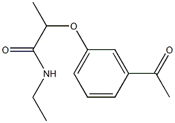 2-(3-acetylphenoxy)-N-ethylpropanamide|