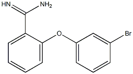 2-(3-bromophenoxy)benzene-1-carboximidamide,,结构式