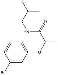 2-(3-bromophenoxy)-N-(2-methylpropyl)propanamide|